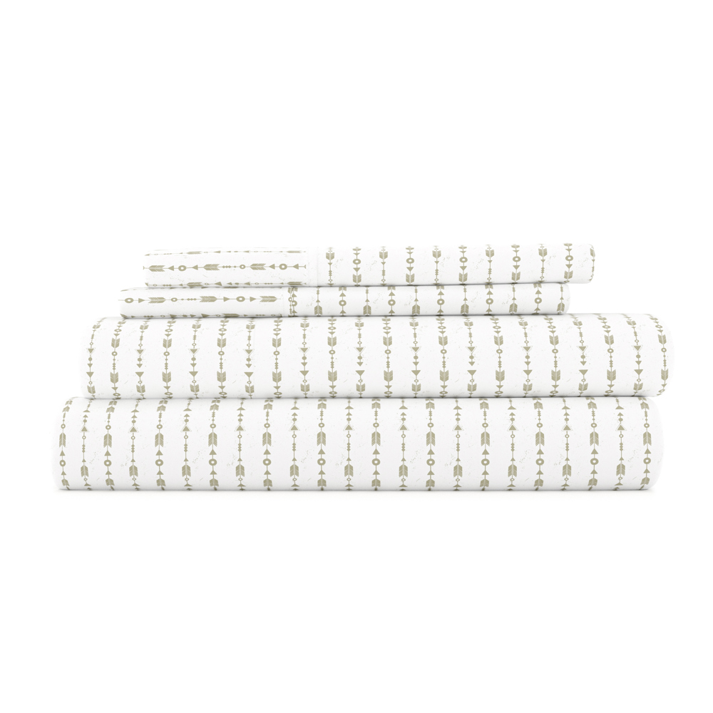 Patterned Ultra-Soft Bed Sheet Set - Modern Elegance