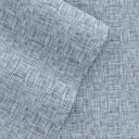 California King Chambray Light Blue Patterned Ultra-Soft Bed Sheet Set - Modern Elegance