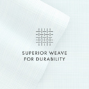 Full/Double Thatch Aqua Patterned Ultra-Soft Bed Sheet Set - Modern Elegance