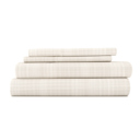 Full/Double Thatch Ray Patterned Ultra-Soft Bed Sheet Set - Modern Elegance