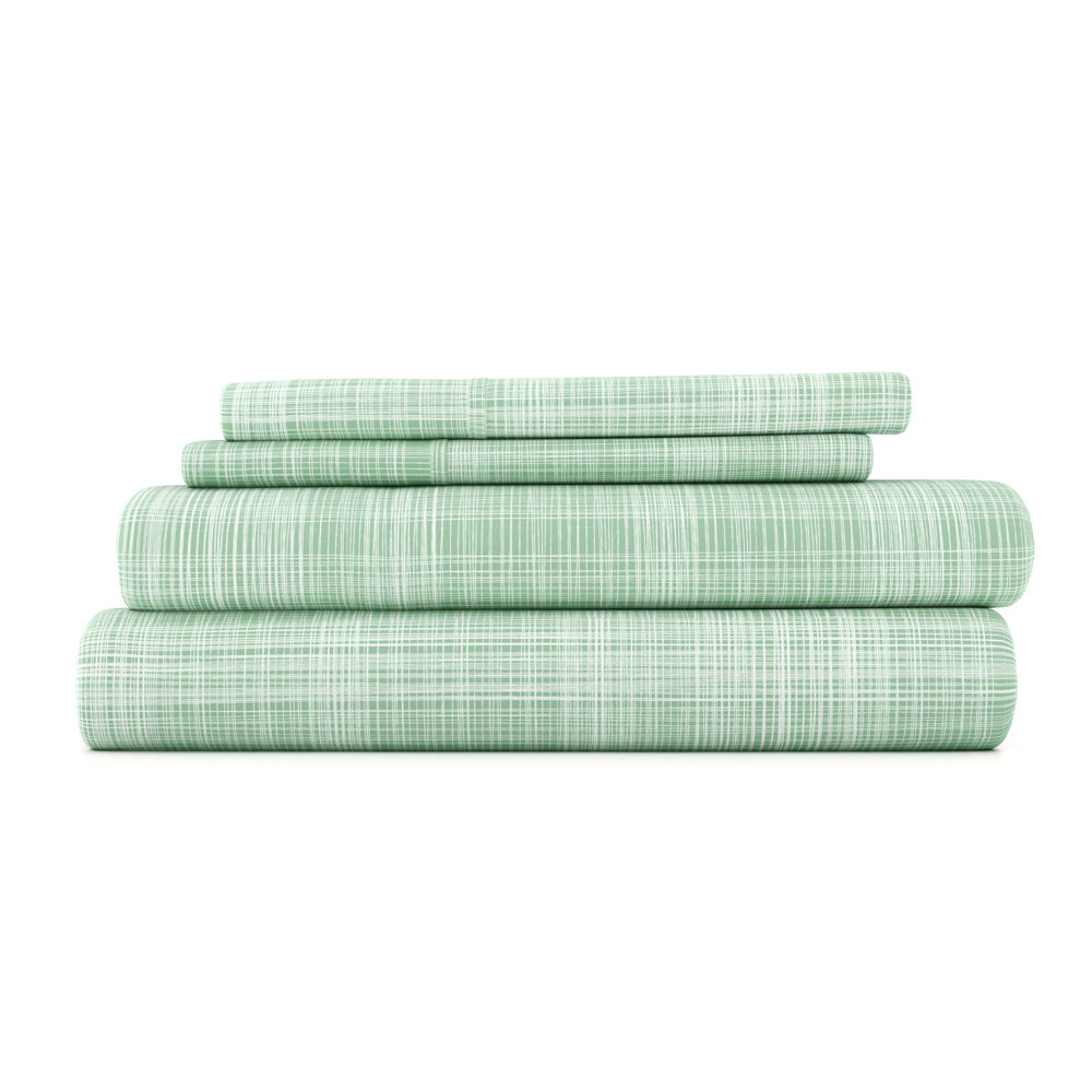 Patterned Ultra-Soft Bed Sheet Set - Modern Elegance