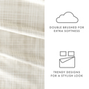 King Thatch Ray Patterned Ultra-Soft Bed Sheet Set - Modern Elegance