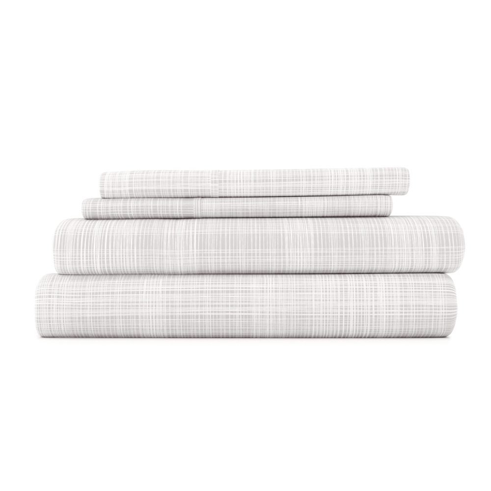 Patterned Ultra-Soft Bed Sheet Set - Modern Elegance