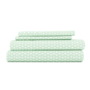 California King Urban Arrows Jade Patterned Ultra-Soft Bed Sheet Set - Modern Elegance