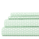 California King Urban Arrows Jade Patterned Ultra-Soft Bed Sheet Set - Modern Elegance