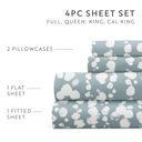  Patterned Ultra-Soft Bed Sheet Set - Soft Lines