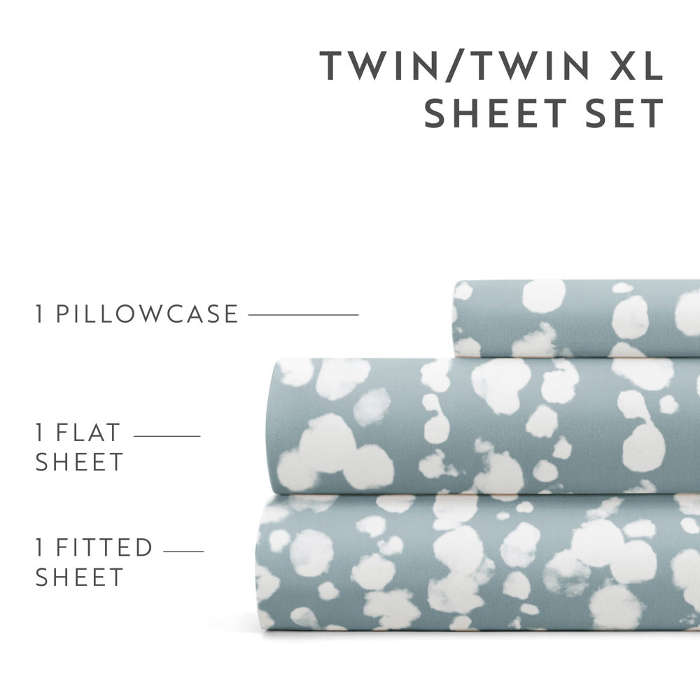 Patterned Ultra-Soft Bed Sheet Set - Soft Lines