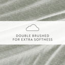 California King Dashed Lines Green Mist Patterned Ultra-Soft Bed Sheet Set - Soft Lines