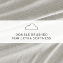 California King Dashed Lines Light Gray Patterned Ultra-Soft Bed Sheet Set - Soft Lines