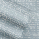 Full/Double Dashed Lines Sky Blue Patterned Ultra-Soft Bed Sheet Set - Soft Lines