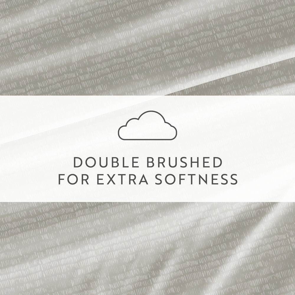 Patterned Ultra-Soft Bed Sheet Set - Soft Lines