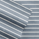 California King Distressed Awning Stripe Stone Patterned Ultra-Soft Bed Sheet Set - Soft Lines