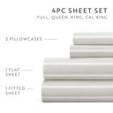 King Distressed Awning Stripe Light Gray Patterned Ultra-Soft Bed Sheet Set - Soft Lines