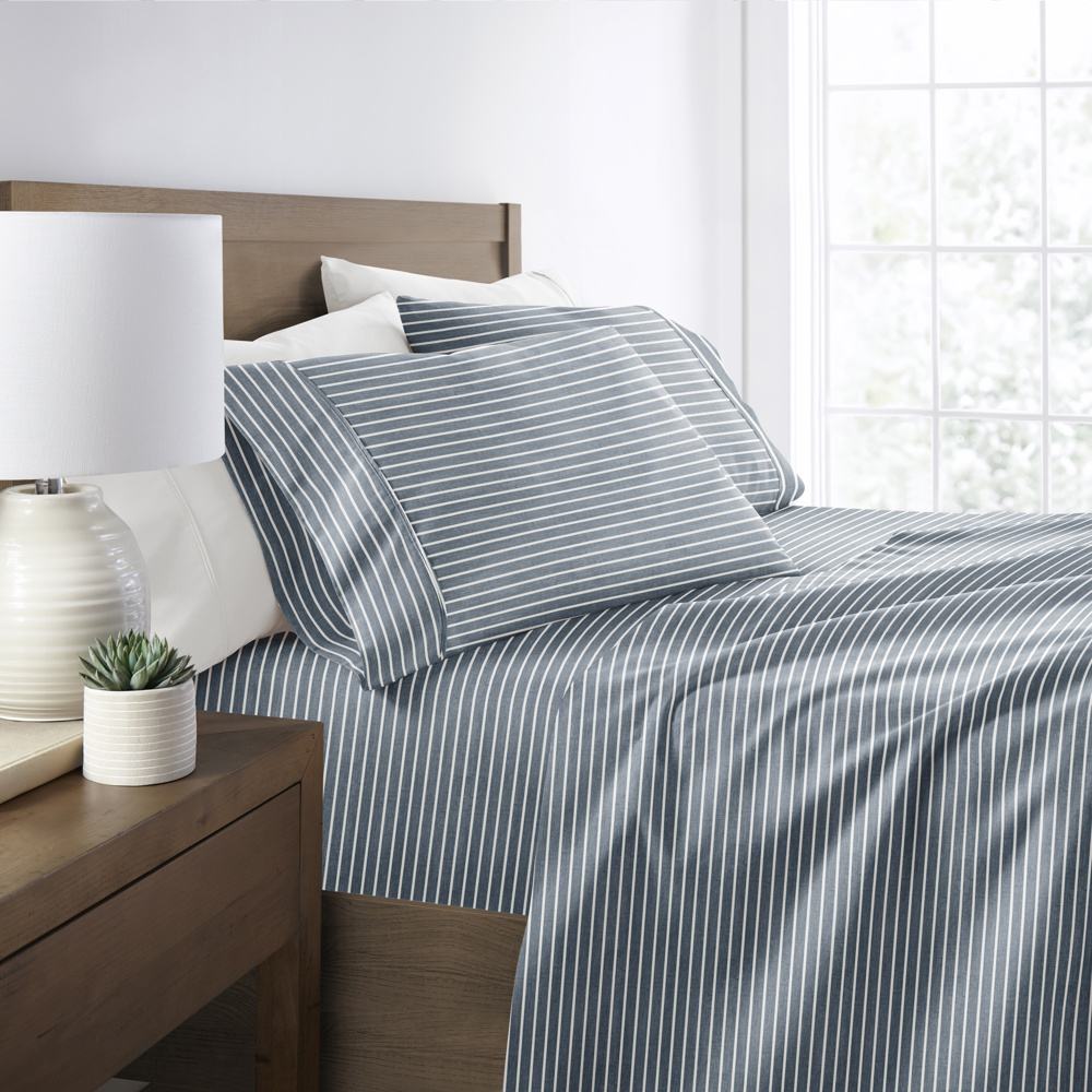 Patterned Ultra-Soft Bed Sheet Set - Soft Lines