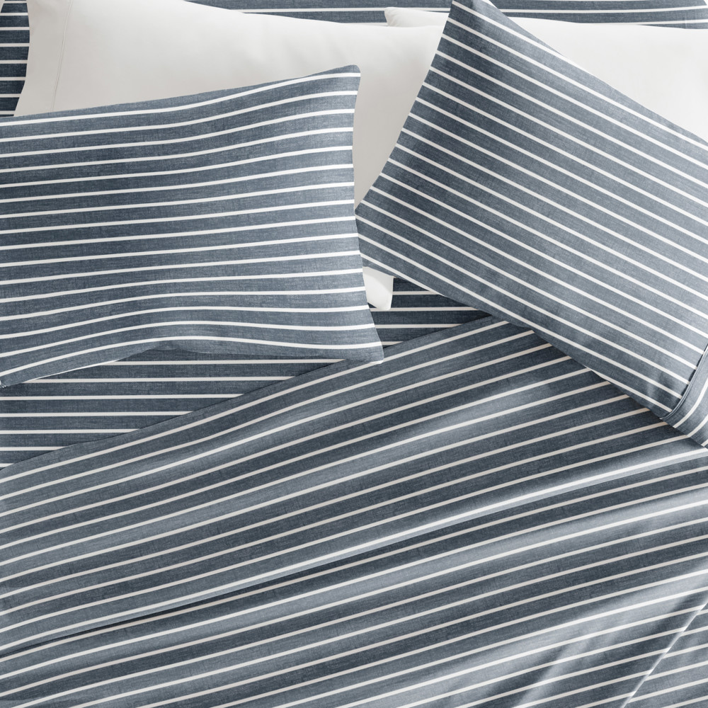 Patterned Ultra-Soft Bed Sheet Set - Soft Lines