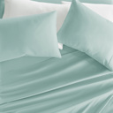 California King Aqua Essential Colors Microfiber Bed Sheet Set