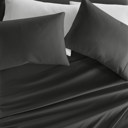 California King Gray Essential Colors Microfiber Bed Sheet Set