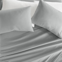 California King Light Gray Essential Colors Microfiber Bed Sheet Set