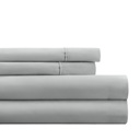 California King Light Gray Essential Colors Microfiber Bed Sheet Set