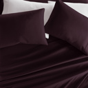 California King Purple Essential Colors Microfiber Bed Sheet Set