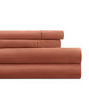 Full/Double Clay Essential Colors Microfiber Bed Sheet Set