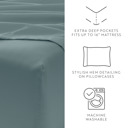 Full/Double Ocean Essential Colors Microfiber Bed Sheet Set