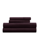 Full/Double Purple Essential Colors Microfiber Bed Sheet Set