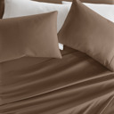 Full/Double Taupe Essential Colors Microfiber Bed Sheet Set