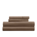 Full/Double Taupe Essential Colors Microfiber Bed Sheet Set