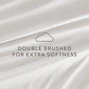 Full/Double White Essential Colors Microfiber Bed Sheet Set