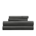 King Gray Essential Colors Microfiber Bed Sheet Set