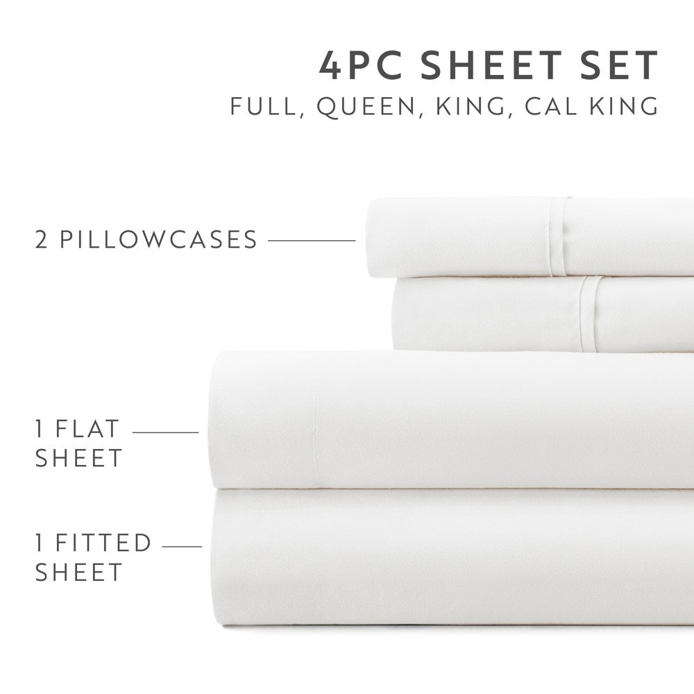 Essential Colors Microfiber Bed Sheet Set