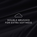 Full/Double Black Essential Colors Microfiber Bed Sheet Set with Extra Pillowcases