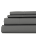 California King Gray 100% Rayon From Bamboo Silky Soft Sheet Set