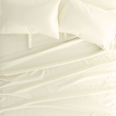 California King Ivory 100% Rayon From Bamboo Silky Soft Sheet Set