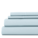 California King Light Blue 100% Rayon From Bamboo Silky Soft Sheet Set