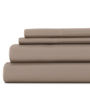 California King Taupe 100% Rayon From Bamboo Silky Soft Sheet Set