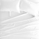 California King White 100% Rayon From Bamboo Silky Soft Sheet Set