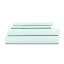 Full/Double Aqua 100% Rayon From Bamboo Silky Soft Sheet Set