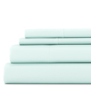 Full/Double Aqua 100% Rayon From Bamboo Silky Soft Sheet Set