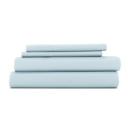 Full/Double Light Blue 100% Rayon From Bamboo Silky Soft Sheet Set