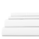 Full/Double White 100% Rayon From Bamboo Silky Soft Sheet Set