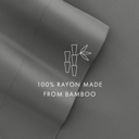 King Gray 100% Rayon From Bamboo Silky Soft Sheet Set