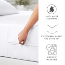  Mattress Protector Spill Proof Bed Bug Premium Zipper Encasement