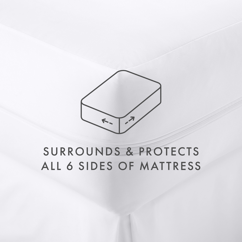 Mattress Protector Spill Proof Bed Bug Premium Zipper Encasement