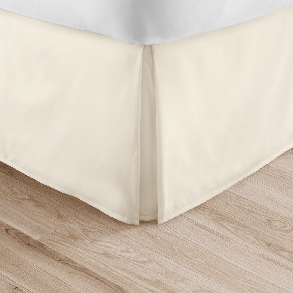 Bed Skirt Pleated Box Spring Frame Cover Dust Ruffle in Essential Colors