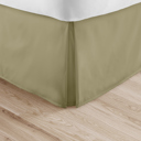 California King Sage Bed Skirt Pleated Box Spring Frame Cover Dust Ruffle in Essential Colors