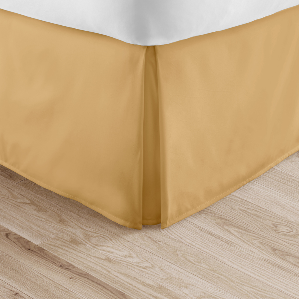 Bed Skirt Pleated Box Spring Frame Cover Dust Ruffle in Essential Colors