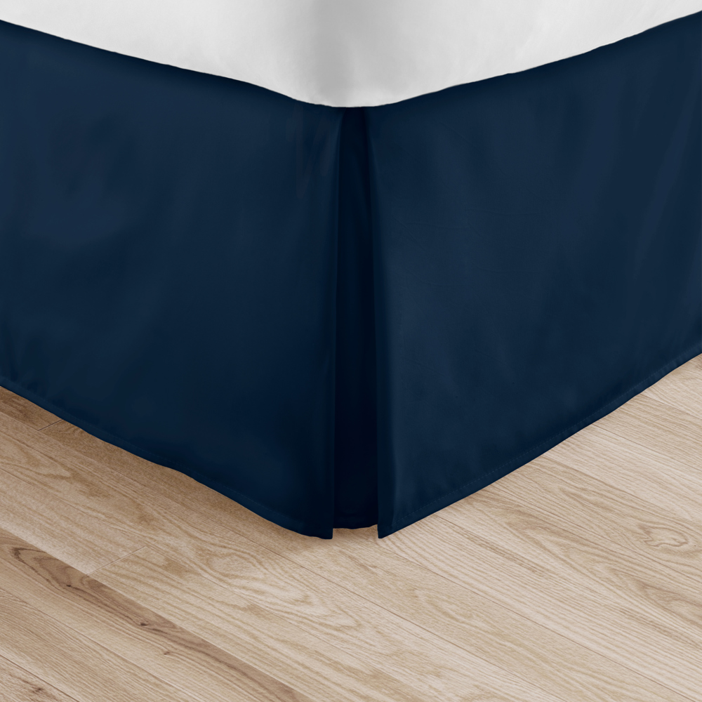 Bed Skirt Pleated Box Spring Frame Cover Dust Ruffle in Essential Colors