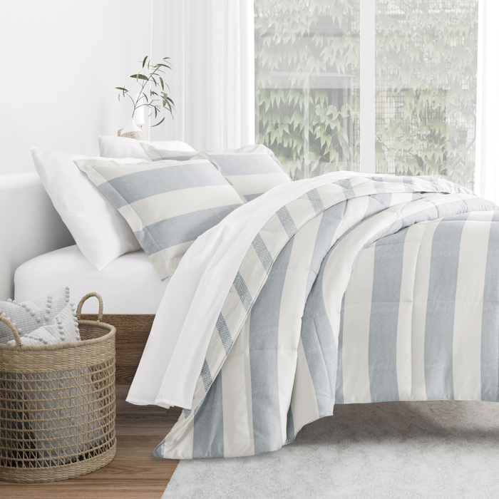 Comforter Sets Down-Alternative Ultra Soft Bedding - Reversible Patterns